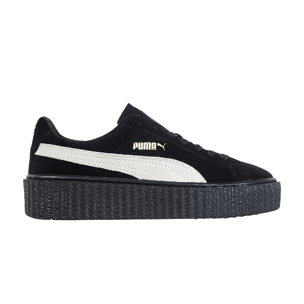 fenty puma black suede creepers