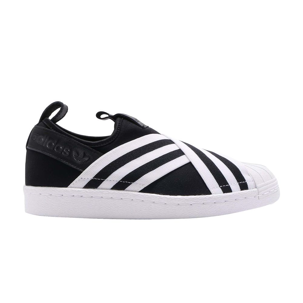 Pre-owned Adidas Originals Wmns Superstar Slip-on 'core Black'