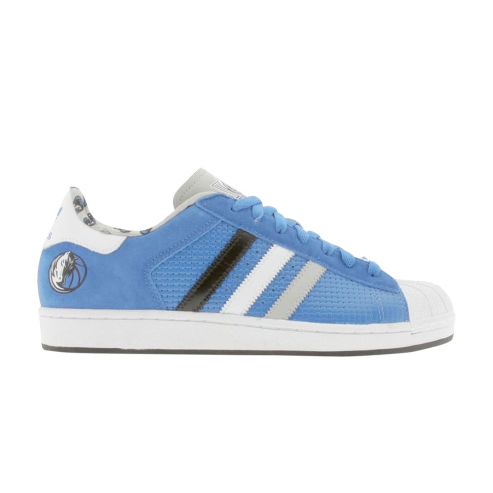 Adidas Superstar 1 NBA Series 'Dallas Mavericks' | Blue | Men's Size 8.5 - 014119