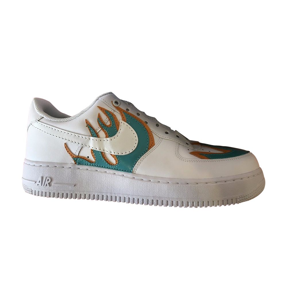 Nike John Geiger x TheShoeSurgeon x Air Force 1 Low 'La Flame' Art Basel Edition | White | Men's Size 12 - JG-TSS-LF-W
