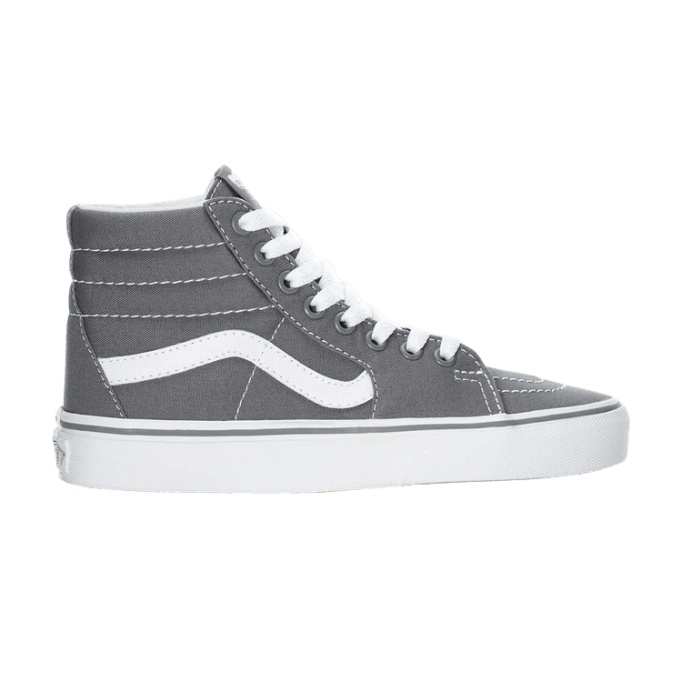 Grey hi top vans deals