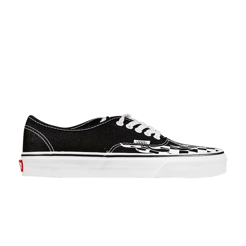 Vans Authentic 'Checker Flame' | Black | Men's Size 5