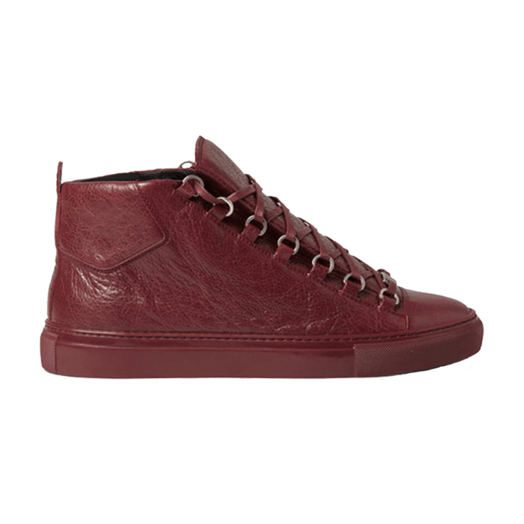 Buy Balenciaga Arena High Top Burgundy 341760 WAD40 6205 GOAT