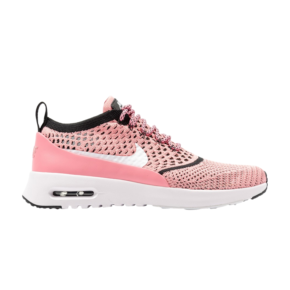 Pre-owned Nike Wmns Air Max Thea Ultra Flyknit 'bright Melon' In Pink