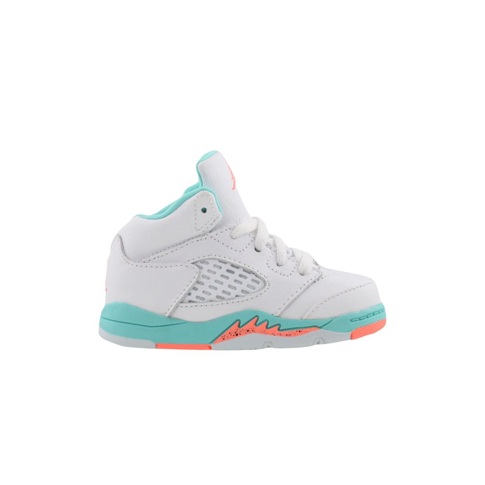 Air Jordan 5 Retro TD 'Light Aqua' | White | Infant Size 5