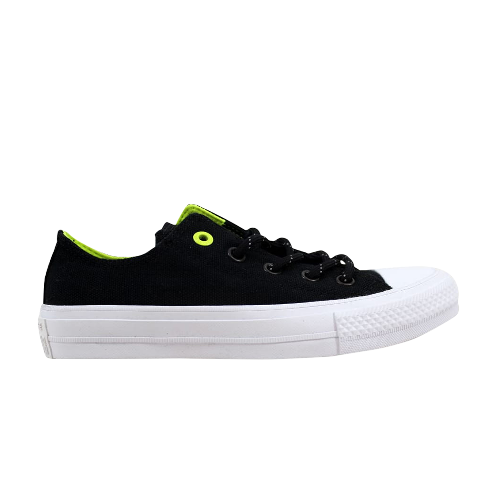 Pre-owned Converse Chuck Taylor All Star 2 Ox 'volt' In Black