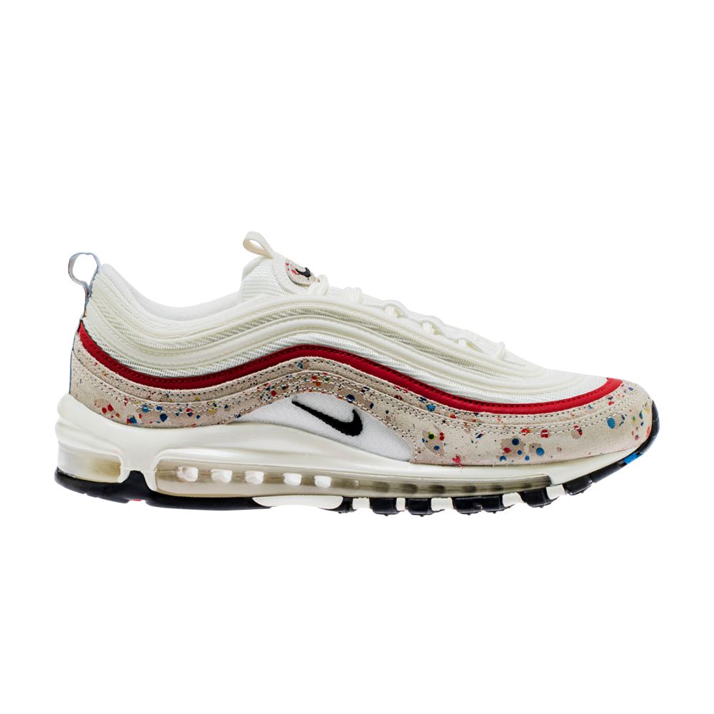 Nike Air Max 97 'Paint Splatter' | White | Men's Size 8