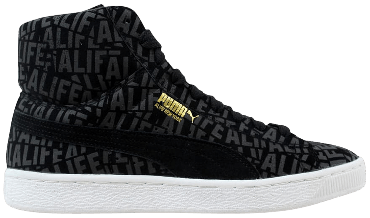 Alife x Stuck Up x Puma Suede Mid Black
