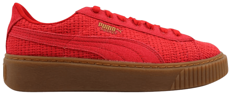 Puma Wmns Basket Platform Woven