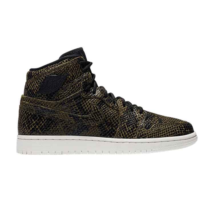 Buy Wmns Air Jordan 1 Retro High Premium Snakeskin AH7389 302 GOAT