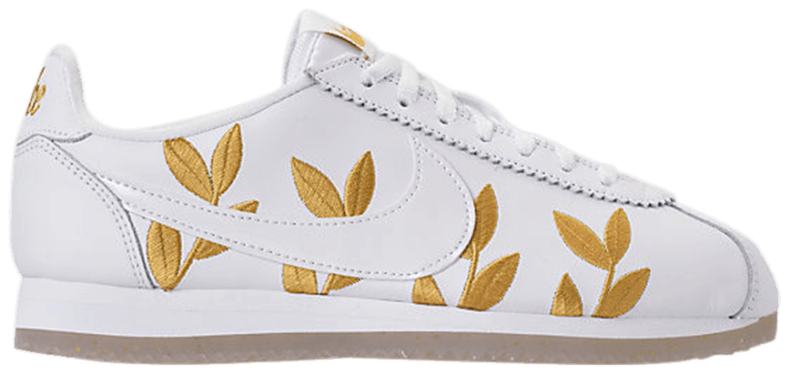 cortez shoes gold