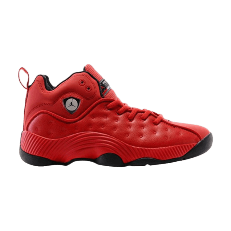 Red jumpman jordans best sale