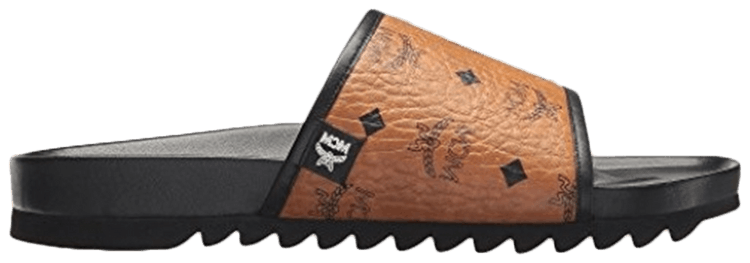 Women's mcm shop visetos slides