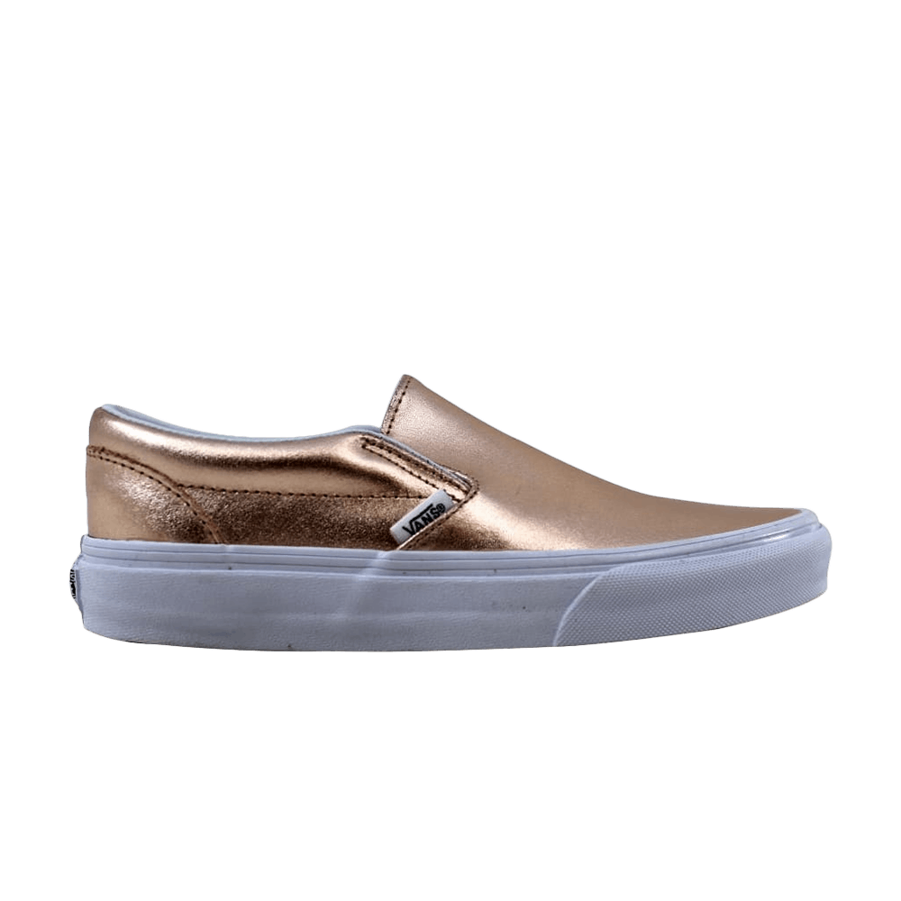 vans rose gold metallic