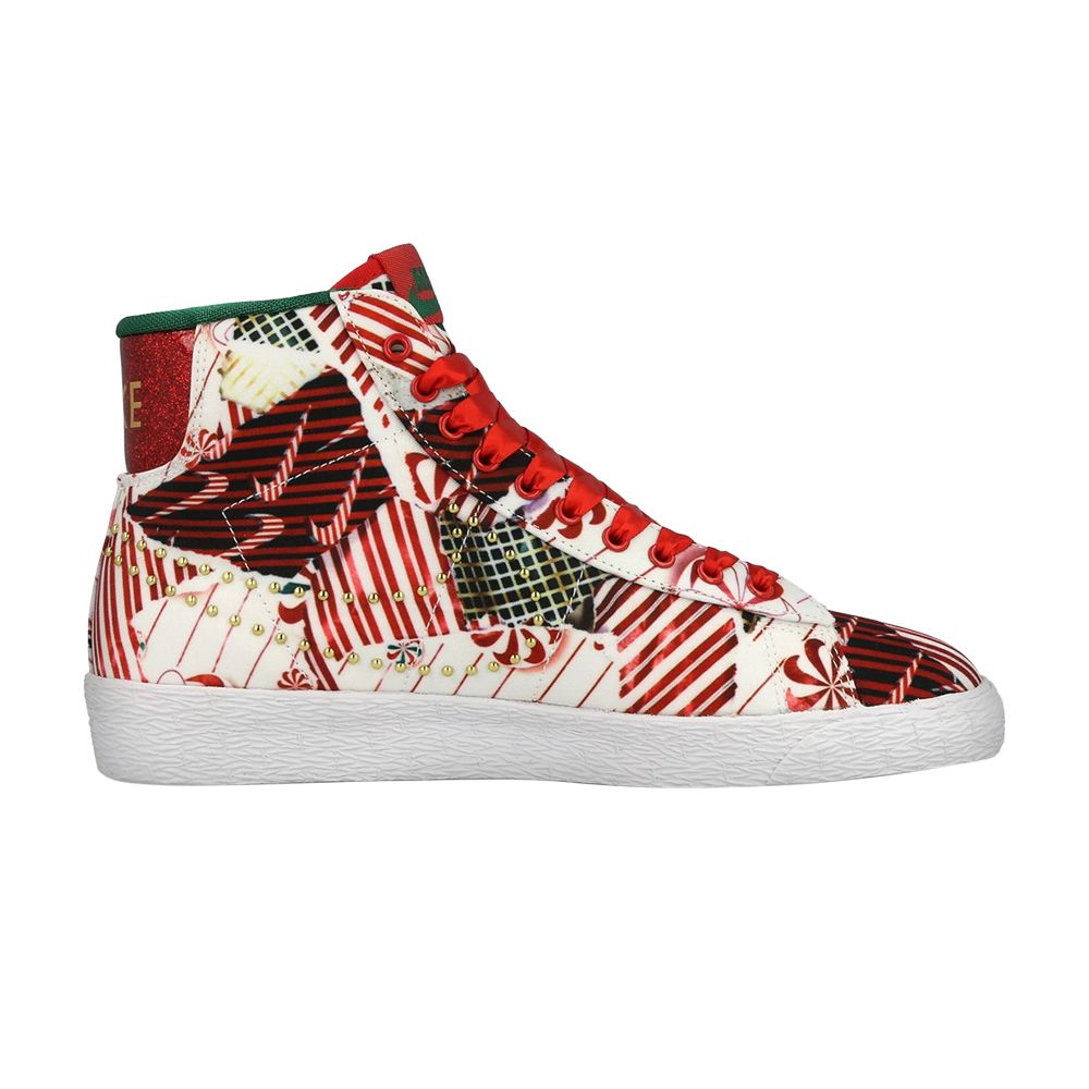 Pre-owned Nike Wmns Blazer Mid Qs 'gift Wrapped Pack' | Red | Women's Size 7