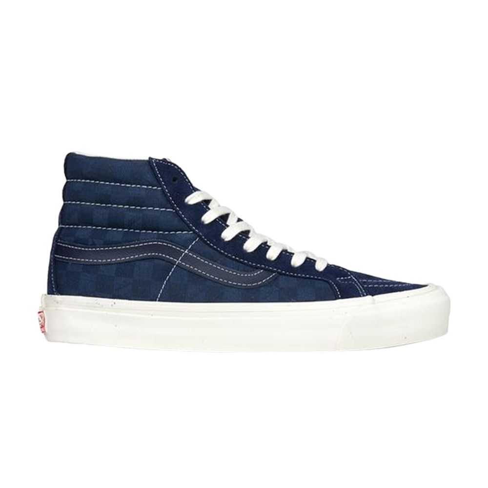 Vans Sk8-Hi LX 'Tonal Checkerboard' | Blue | Men's Size 9.5