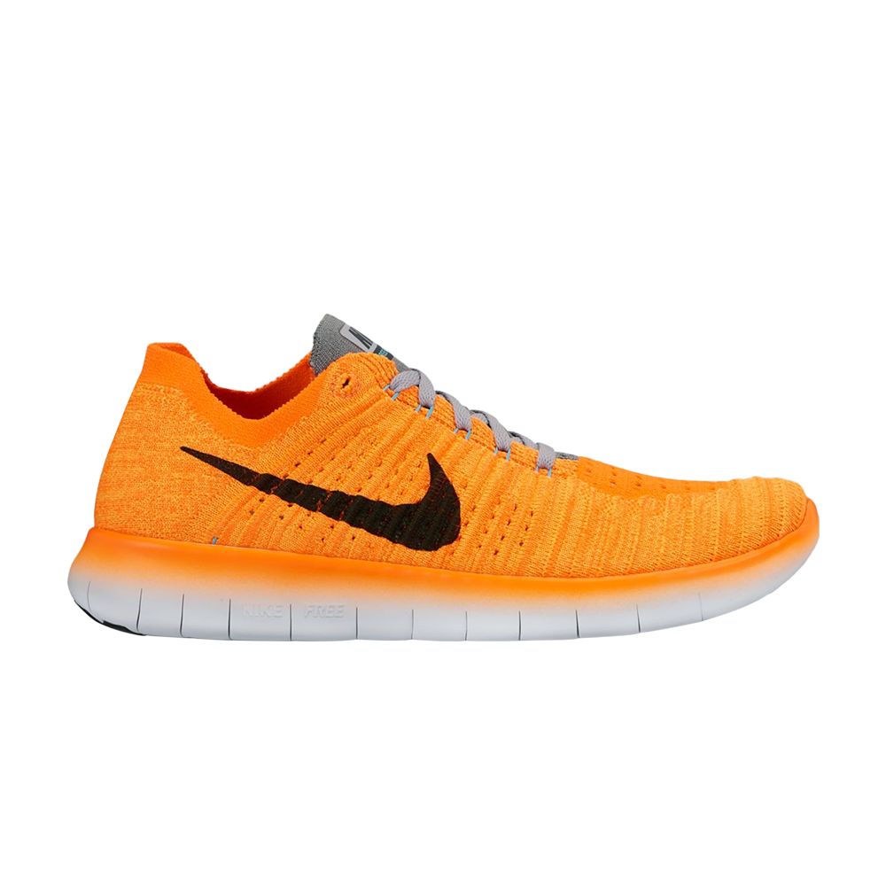 Wmns Free RN Flyknit 'Laser Orange' - 831070-800