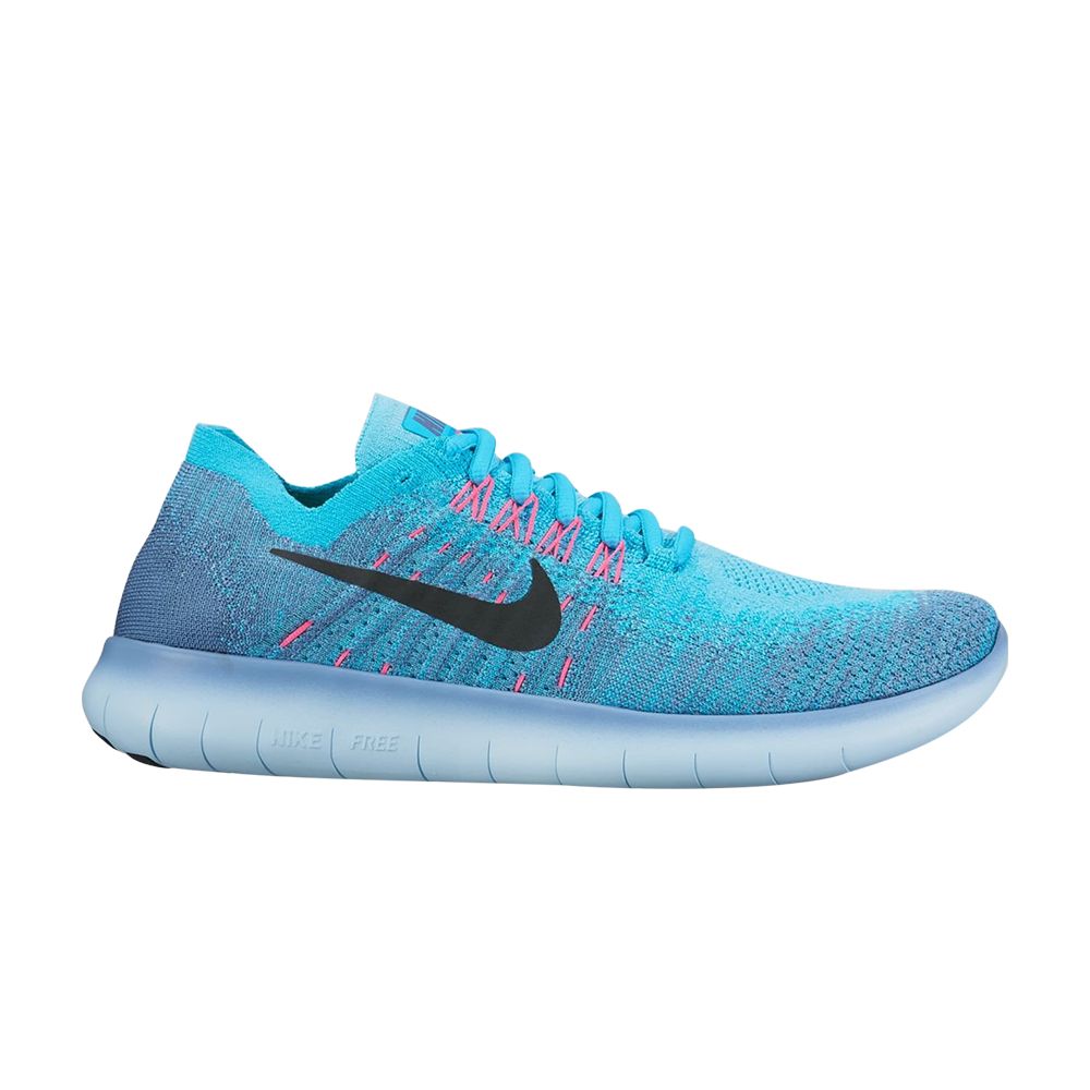 Nike Wmns Free RN Flyknit 2017 | Blue | Women's Size 7.5 - 880844-400
