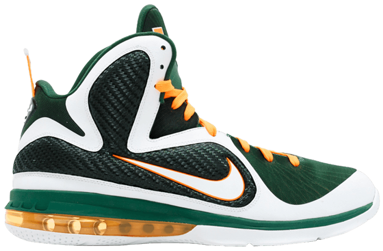 Lebron 9 PE  'University of Miami'