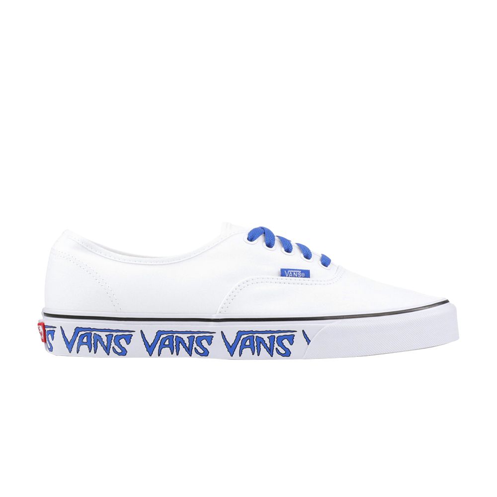 VANS Pre-owned Authentic 'sketch Sidewall' In Blue
