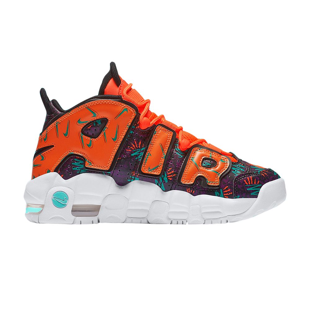 Pre-owned Nike Air More Uptempo Gs 'what The 90s' | Multi-color | Kid's Size 5