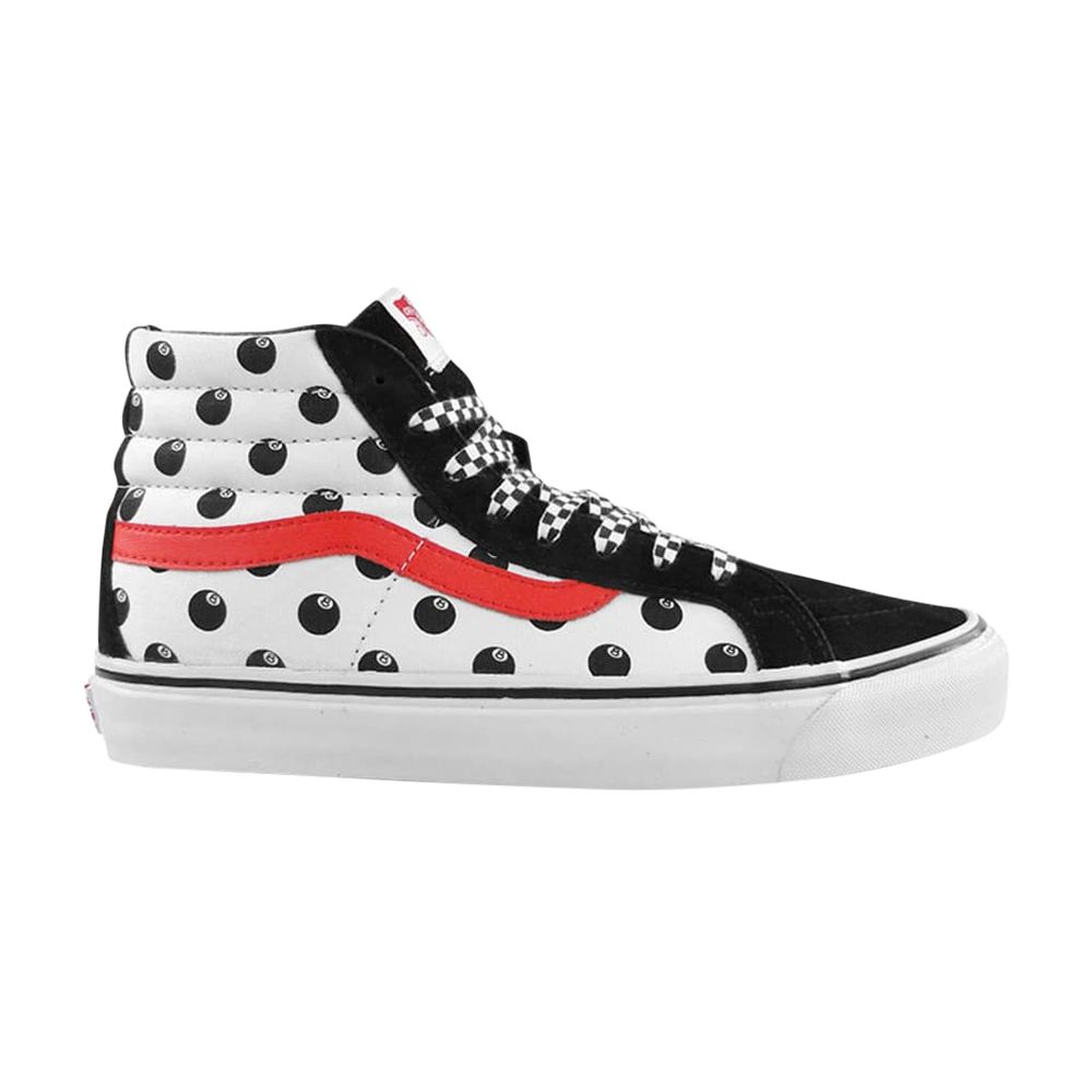 Pre-owned Vans Stussy X Sk8-hi Lx '8-ball' In Black