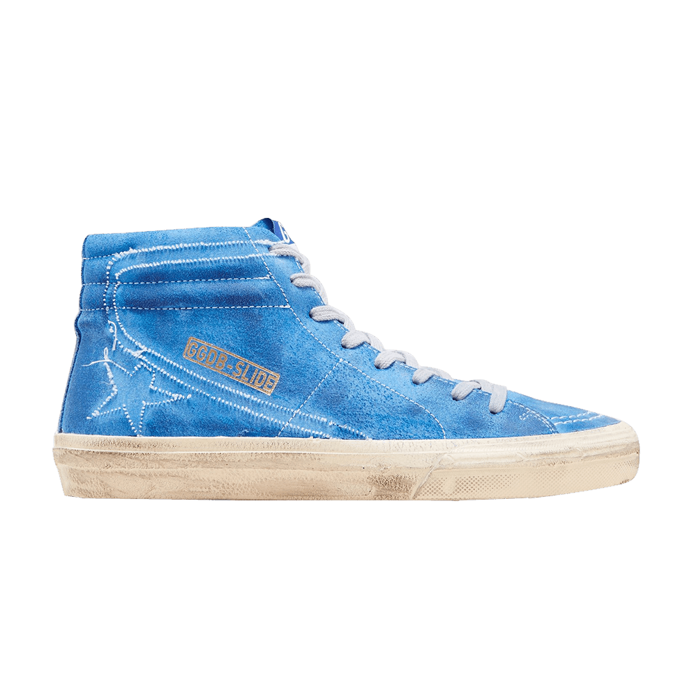 Blue high top golden goose Clearance