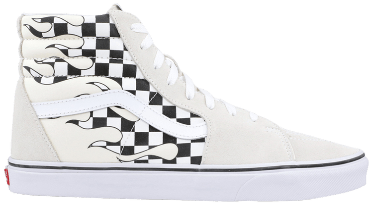 Buy Sk8-Hi 'Checker Flame' - White |