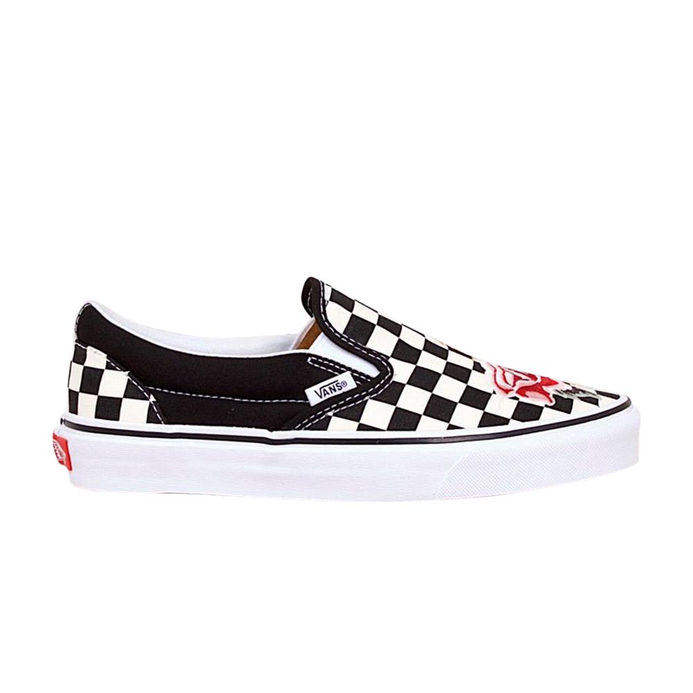 Pre-owned Vans Slip-on 'satin Patchwork' In Black