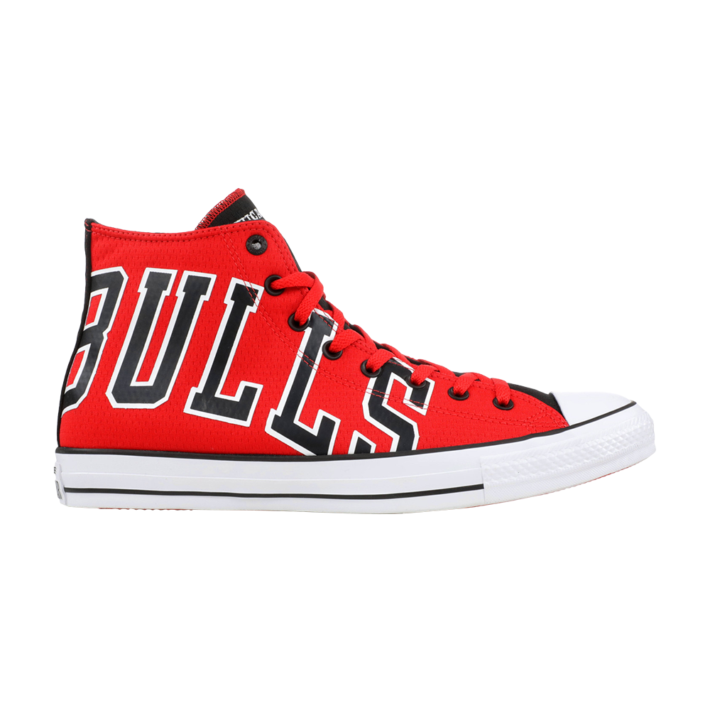 Pre-owned Converse Chuck Taylor All Star Hi 'chicago Bulls' In Red