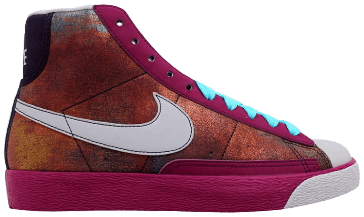 Nike Wmns Blazer High Red Plum