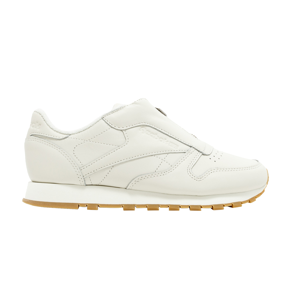 Pre-owned Reebok Wmns Classic Leather Zip 'chalk' In White