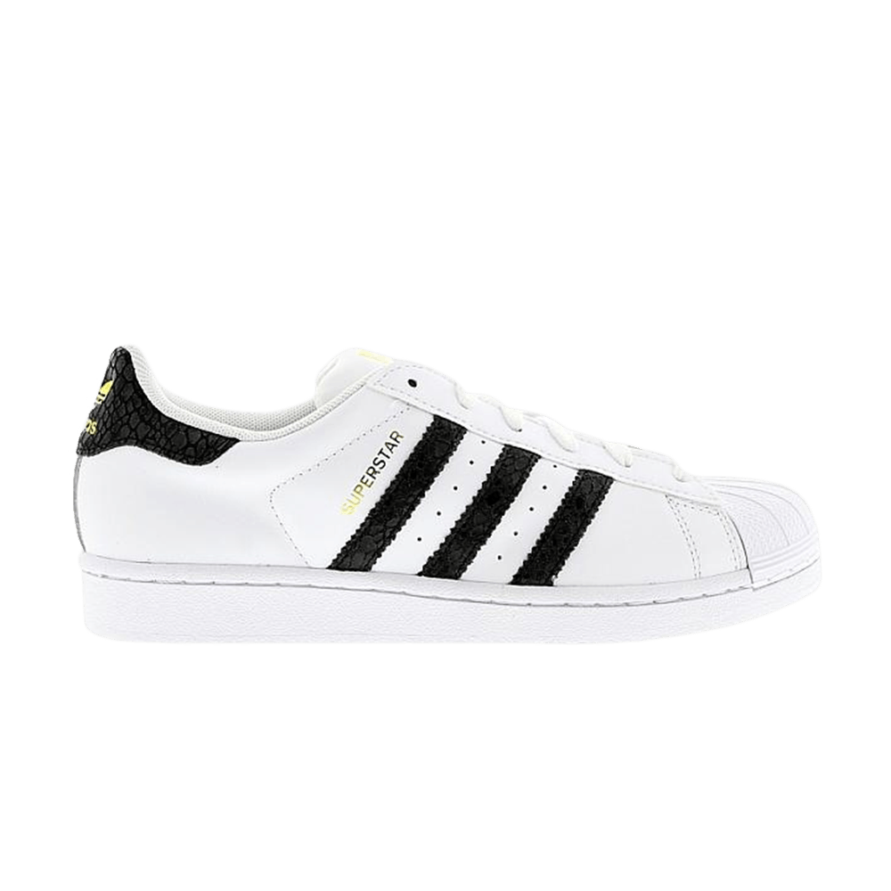 adidas superstar snakeskin stripes