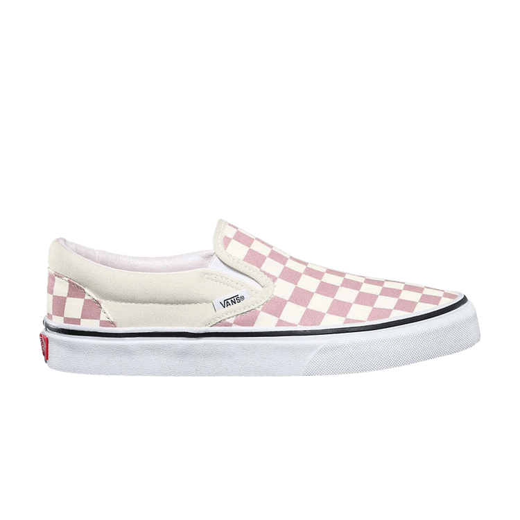 Vans checkerboard slip on zephyr pink online