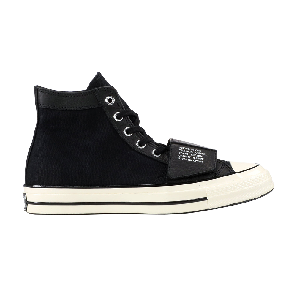 Pre-owned Converse Neighborhood X Chuck Taylor All-star 70s Hi In Black