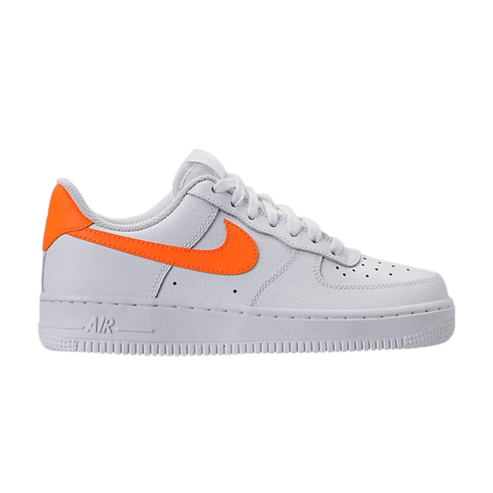 orange swoosh nike air force 1