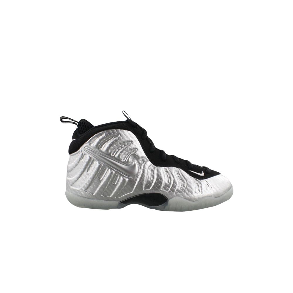 Nike Little Posite Pro PS 'Metallic Silver' | Infant Size 3 - 843755-007