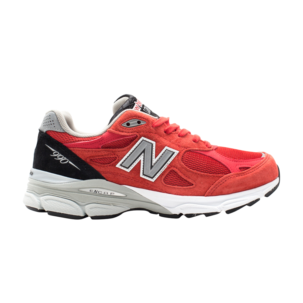 Pre-owned New Balance 990v3 Made In Usa 'red'