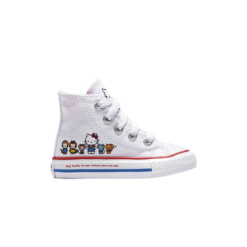 Hello Kitty x Converse Chuck Taylor All Star Canvas Hi TD 'White' | Infant Size 5 - 762946F
