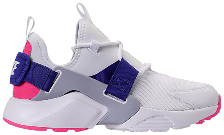 Nike Wmns Air Huarache City Low White Hot Punch Blue