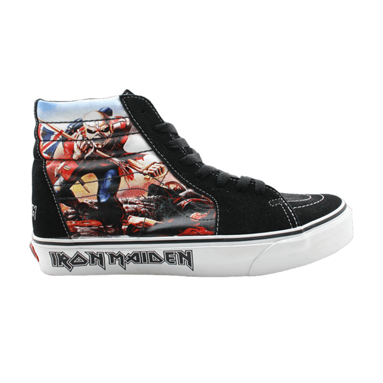 Iron maiden shoes vans top
