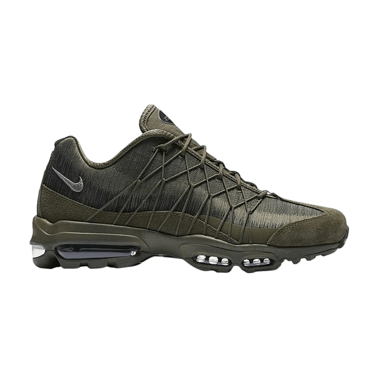 Mens 'air max 95 ultra jacquard trainers - khaki top
