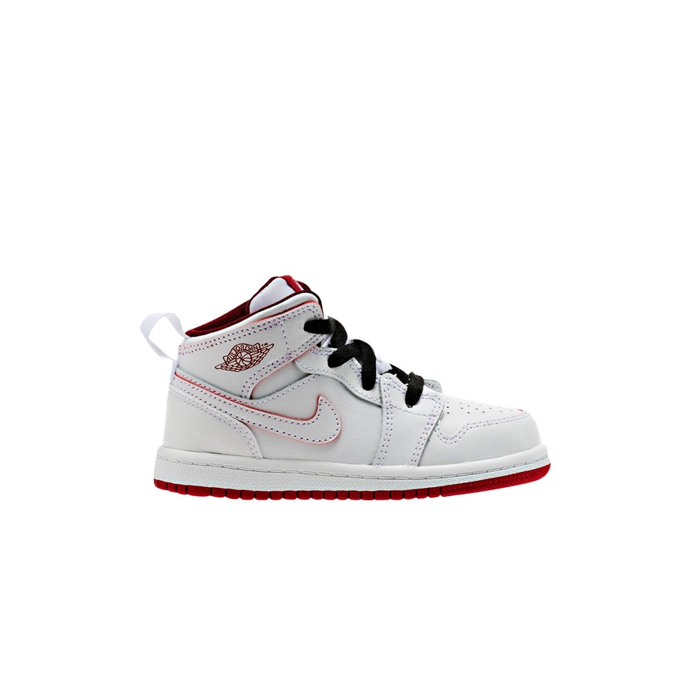 Air Jordan 1 Retro Mid TD 'White Red' | Infant Size 9 - 640735-103