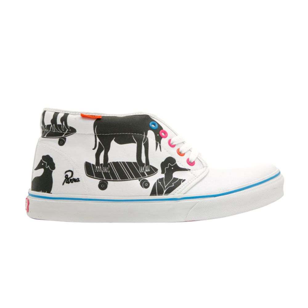 Pre-owned Vans Parra X Chukka Boot In White