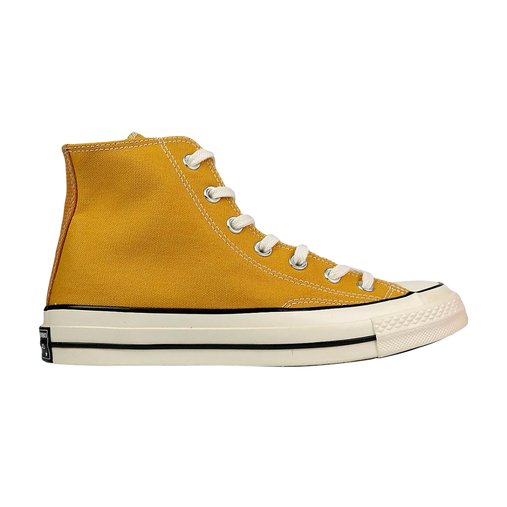 Pre-owned Converse Chuck Taylor All Star 70 High In Yellow