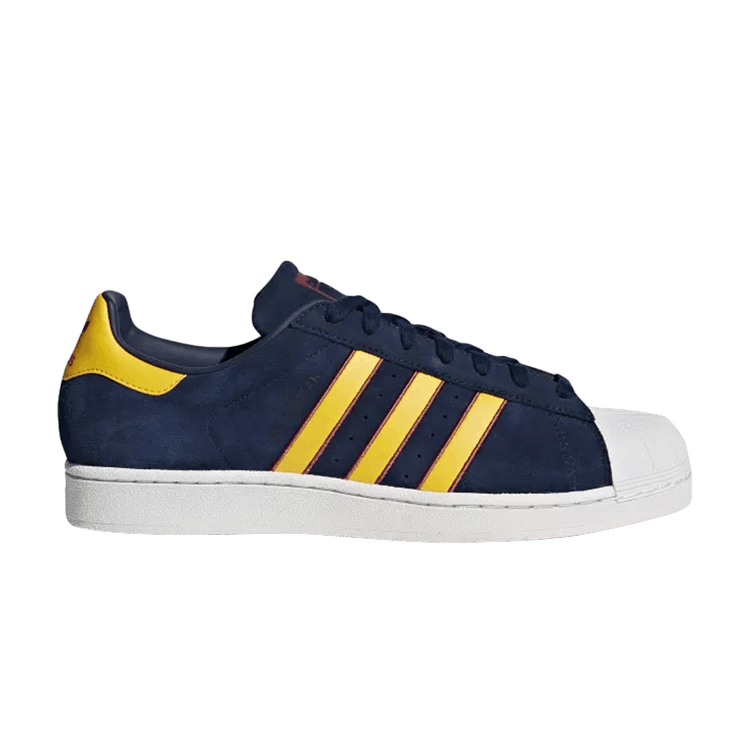Size 13.0 Superstar Collegiate Navy