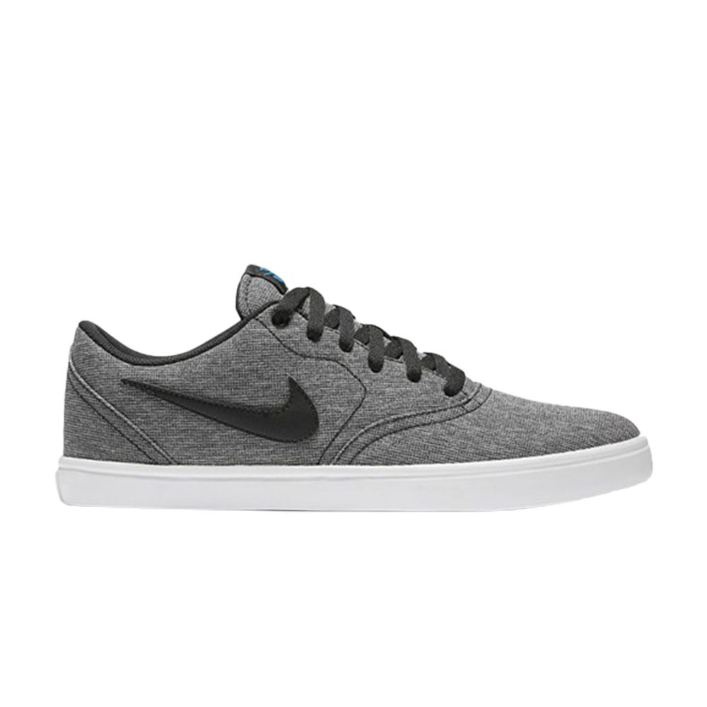 Nike Check Solarsoft Canvas SB 'Black White' | Men's Size 4