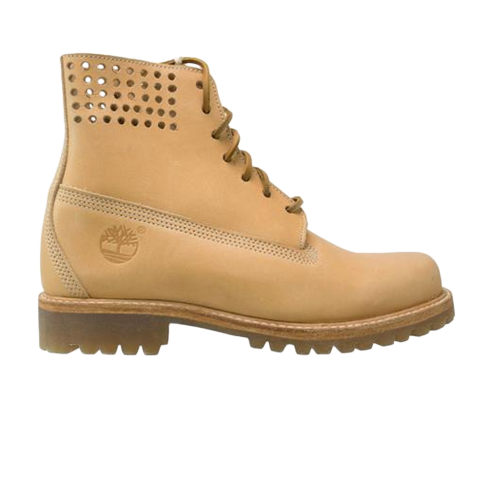 Pre-owned Timberland 6 Inch Premium Perforated 'veg Tan'