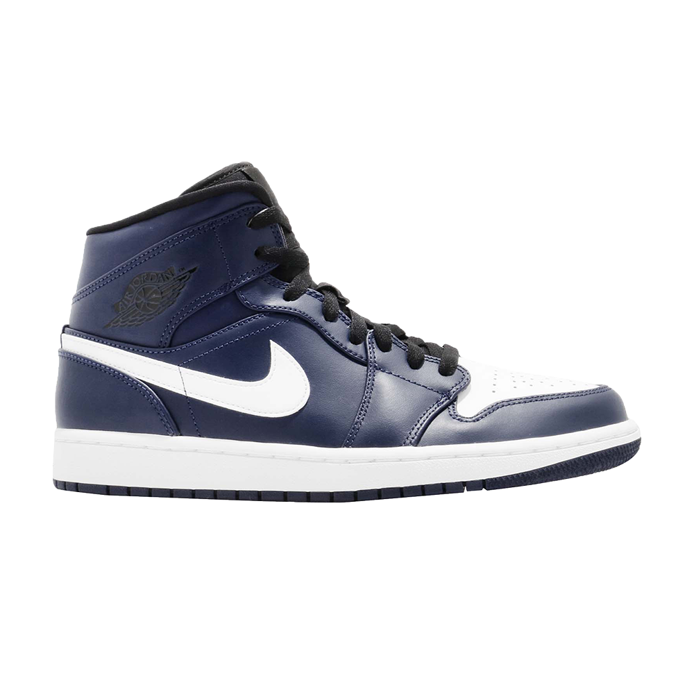 Buy Air Jordan 1 Mid 'Obsidian' - 554724 401 | GOAT