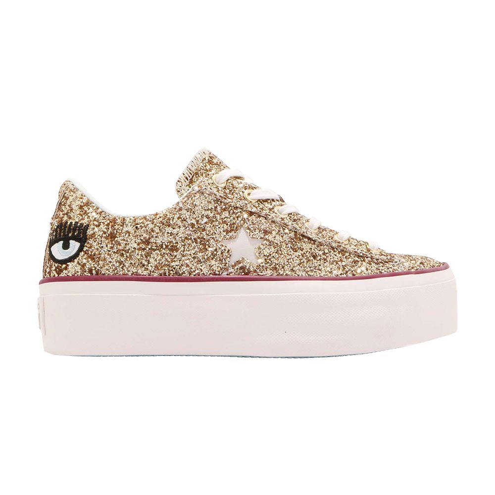 Converse Chiara Ferragni x Wmns One Star Platform Ox 'Gold Glacier Blue' | Women's Size 10